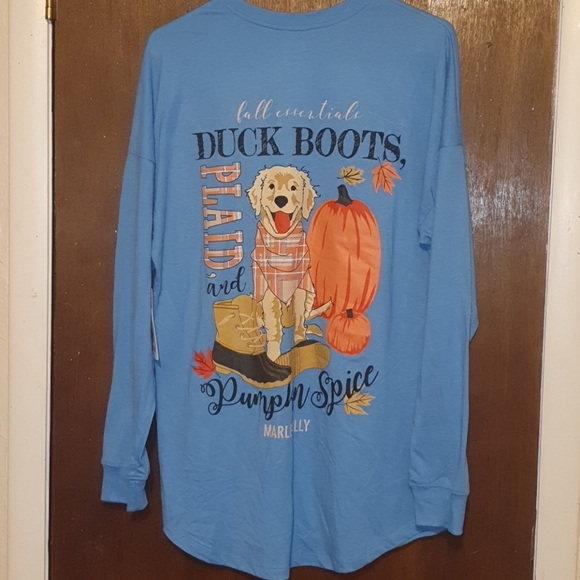 Marleylilly monogrammed long sleeve t shirt - Picture 6 of 6